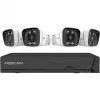 Sistema de videovigilância Foscam FNA108E-B4-2T branco 4x câmara bullet 4K PoE, 1x NVR 8 canais