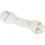 Osso mastigável dental ZOLUX Knotted White Bone 140 g — artigo mastigável firme de vaca para raças médias (250 mm)