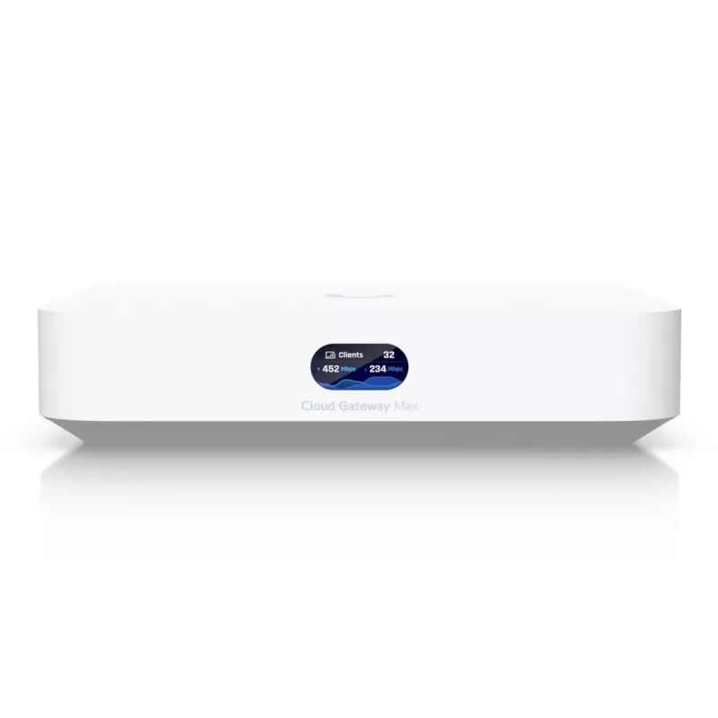 Ubiquiti UCG-MAX-EU Controlador, Gateway, 512 GB SSD NVMe, 4x 2.5G LAN, 1x 2.5G WAN