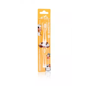 ETA0710 cabeças de escova de substituição para escova de dentes para criança, 2 unid.