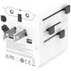 Adaptador de viagem 20W GaN Nomad 2xUSB-C + 1xA