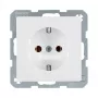 Tomada tipo F berker 47436089, 16 A, 250 V, branco, caixa duroplástico