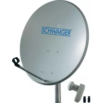 Sistema de satélite SCHWAIGER SPI5500SET2 para 2 participantes, conjunto LNB com saída dupla