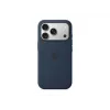 Capa de silicone Apple iPhone 17 Pro MagSafe Midnight azul-escuro