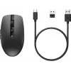 HP 710 Rato silencioso recarregável, ambidestro, RF Wireless + Bluetooth, 3000 DPI, preto