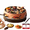Emerio PO-113255.4 Grill de raclette 1500 W preto, castanho