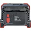 Wiha 45698 holofote de trabalho sem fios, 30 W, preto/vermelho