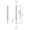 Maclean MC-912 suporte universal para barra de som de TV, VESA 23–65, até 15 kg