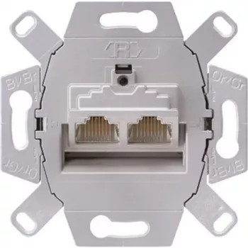 Tomada de rede 2 x RJ-45 JUNG UAE 8-8 UPOK6