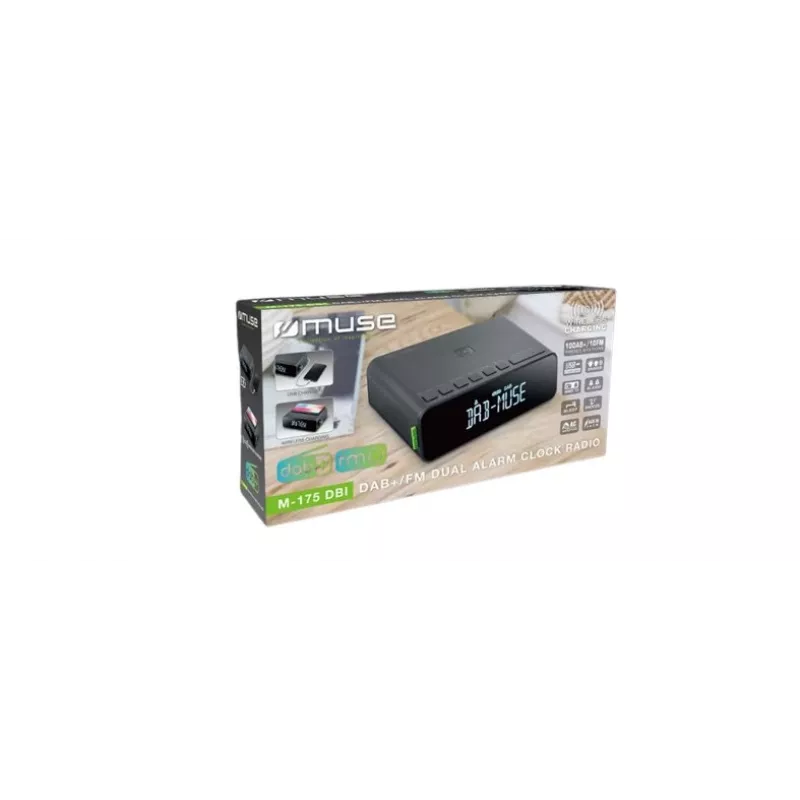 Rádio portátil Muse M-175DBI preto