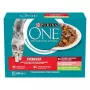 Alimento húmido para gatos Purina Nestlé Sterilcat Mix Flavours multipack 12 x 85 g, adulto, 78% humidade, 13% proteína