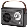 Rádio portátil Savio RS-01 analógico preto