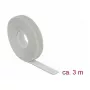 Fita adesiva de velcro DELOCK 18275, cinzento, 13 mm x 3 m, 1 unidade