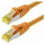 Cabo de rede Helos Cat 6a S/FTP 0,5 m amarelo