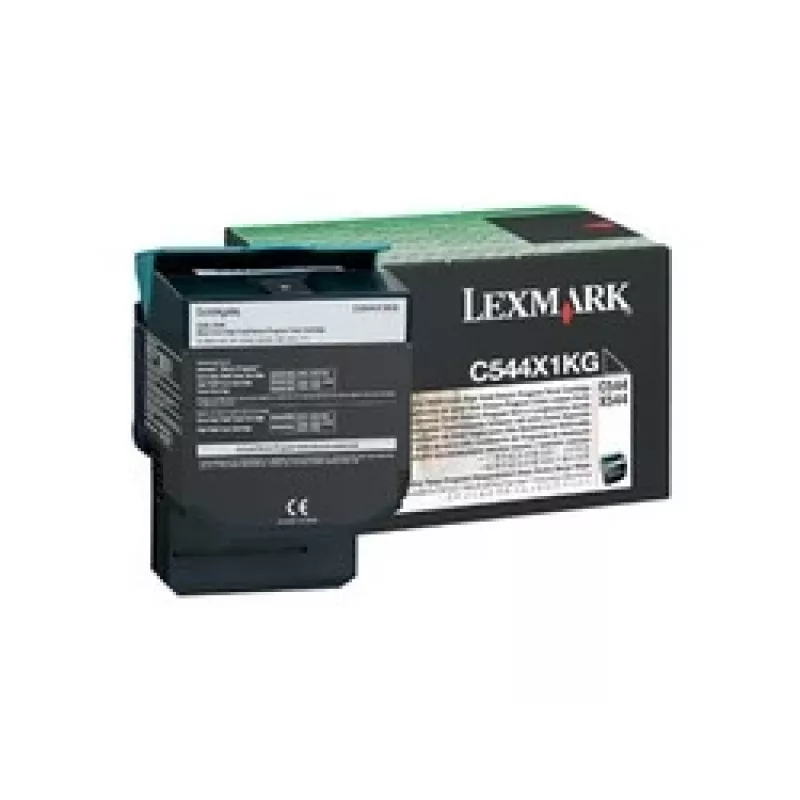 Toner Lexmark C544X1KG preto de rendimento extra elevado, 6.000 páginas
