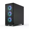 Caixa de PC Midi-Tower Fractal Design Pop 2 Air preto Solid — suporte ATX, 3 ventoinhas frontais de 120 mm, baías para unidades de 2,5/3,5