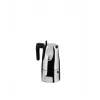 Máquina de café expresso Alessi MT18/3 Ossidiana, aço inoxidável, alumínio, 3,5 x 18,5 x 40,5 cm
