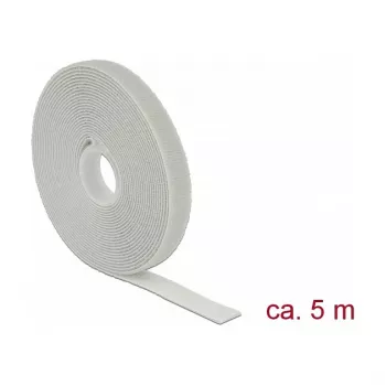 Fita adesiva DELOCK 18276, cinzento, 13 mm x 5 m, 1 unidade
