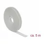 Fita adesiva DELOCK 18276, cinzento, 13 mm x 5 m, 1 unidade