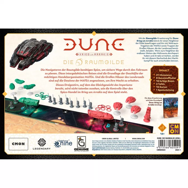 Dune: War for Arrakis - Die Raumgilde, expansão de jogo de tabuleiro