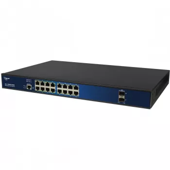 Switch PoE ALLNET ALL-SG8618PM 18 portas Gigabit (16 PoE + 2 uplink)