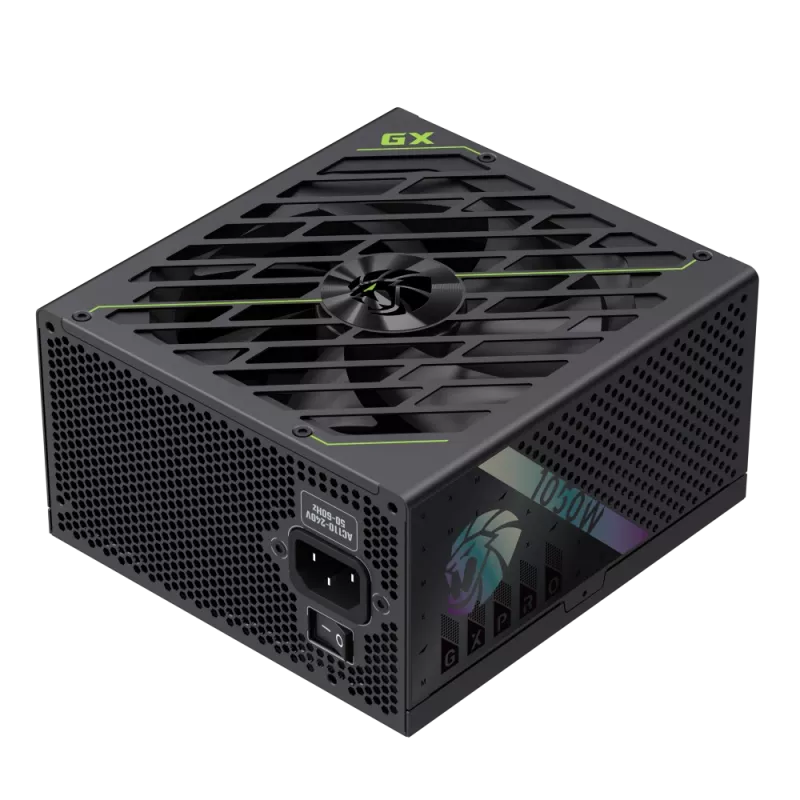 Fonte de alimentação Gamemax, 80 PLUS, Gold | GX PRO 1050G | 1050 W | totalmente modular
