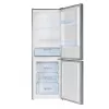 Amica FK2425.4UNTX(E) frigorífico combinado de instalação livre com congelador em baixo, 153 l frigorífico + 74 l congelador, FrostControl, classe energética E, prateado