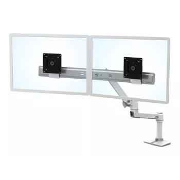 Suporte de mesa Ergotron LX Series Dual Direct Arm 63,5 cm (25 polegadas) branco