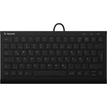 KeySonic KSK-5011ELC (DE) Teclado Casa USB QWERTZ Alemão Preto