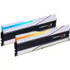 DIMM 32 GB DDR5-6400 (2x 16 GB) Dual-Kit, memória branca, F5-6400J3239G16GX2-TZ5NRW, Trident Z5 NEO RGB, AMD EXPO