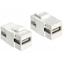 USB2.0 A conector fêmea/fêmea DeLOCK 86317