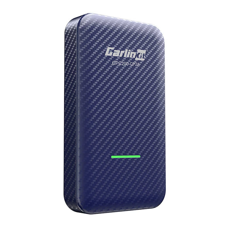 Carlinkit 4.0 CPC200-CP2A adaptador sem fios para Apple CarPlay e Android Auto, Wi-Fi 5150-5250/5725-5850 MHz, Bluetooth 5.2, USB-C, azul