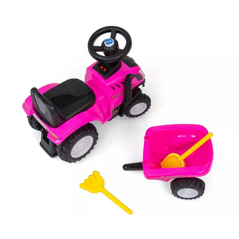 Veículo de deslizar milly mally T7 trator (rosa) veículo de deslizar para criança