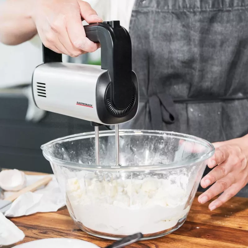 Gastroback 40983 Design Handmixer Pro batedeira de mão, preto/prateado