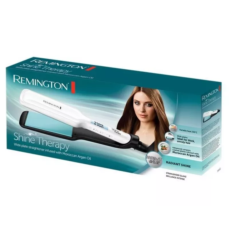 Alisador de cabelo Remington Shine Therapy S8550 1 unid.
