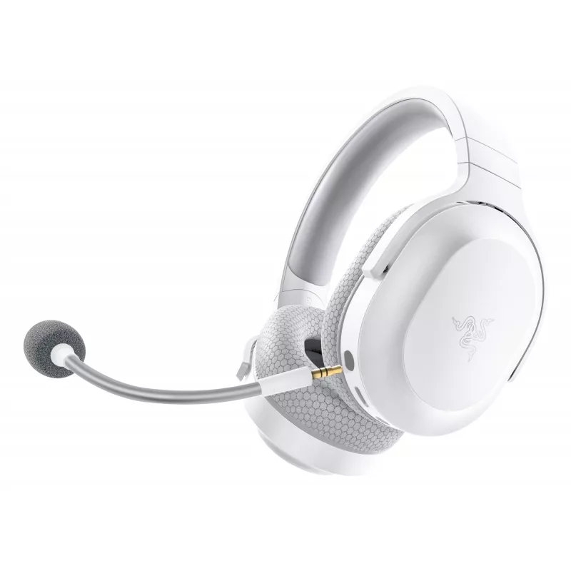 Headset Razer Barracuda X com fios e sem fios arco de cabeça gaming USB Type-C Bluetooth branco