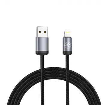 Cabo USB para Lightning Tellur TLL155761, 1 m, 3 A, preto