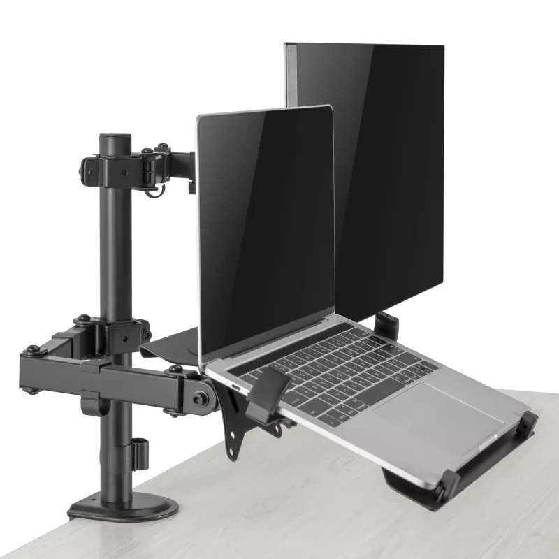 Suporte de parede para monitor SBOX LCD-LM01-2 para ecrãs 13–27 polegadas, carga máx. 12 kg, VESA 100x100
