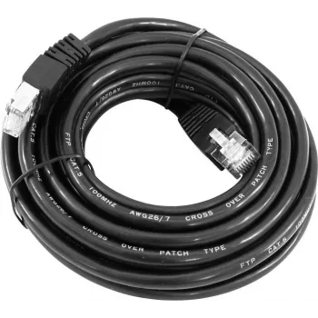 Cabo Ethernet Omnitronic CAT‑5 1 m, preto