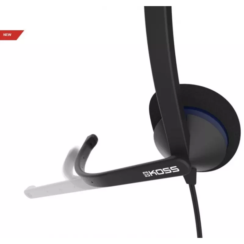 Koss CS200 Headset USB com fios de arco de cabeça para chamadas/música USB Type-A Preto