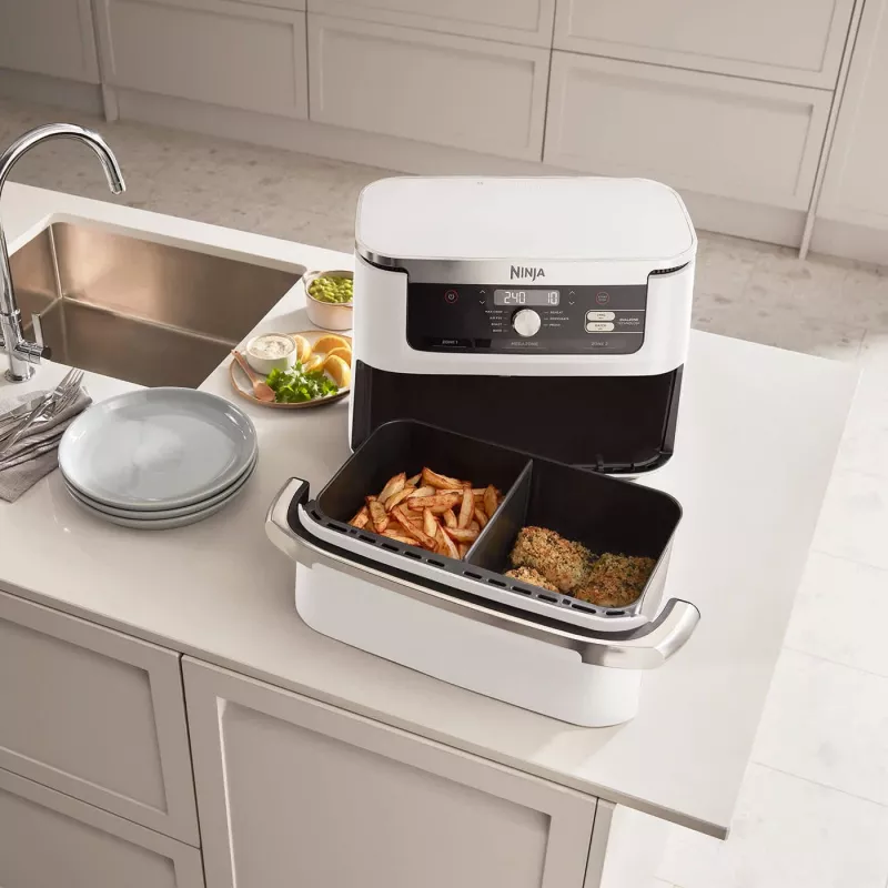 Fritadeira de ar quente Ninja AF500EUWH dupla 10,4 L