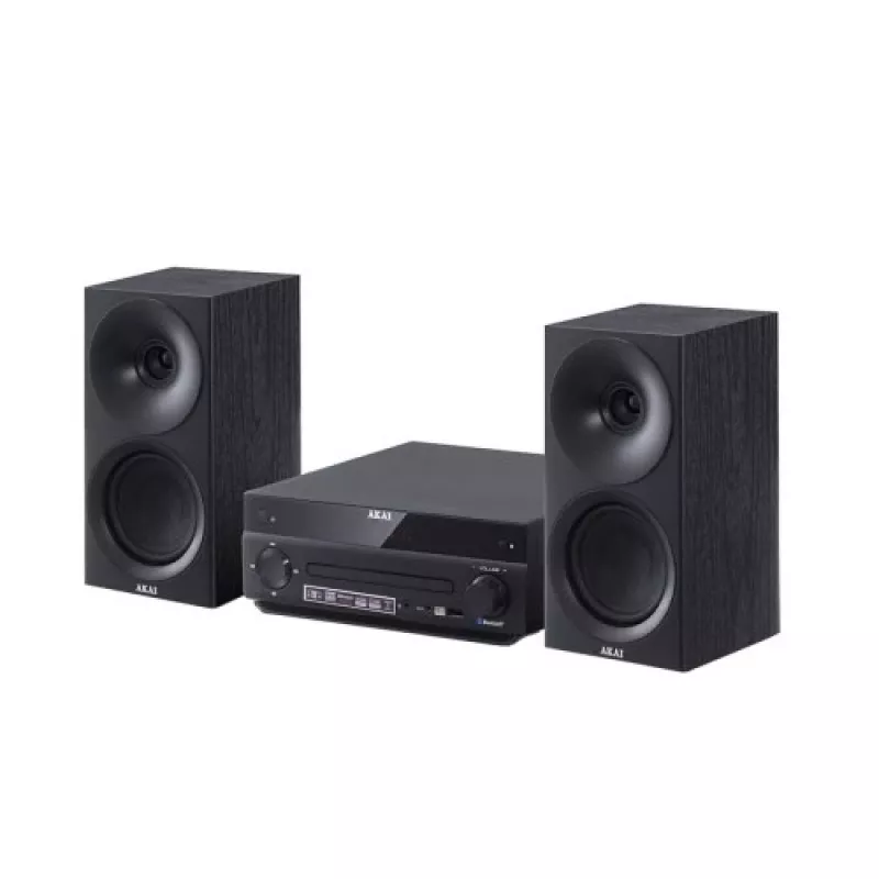 Sistema de áudio AKAI AM-301 BK Music Center – aparelho de áudio doméstico compacto