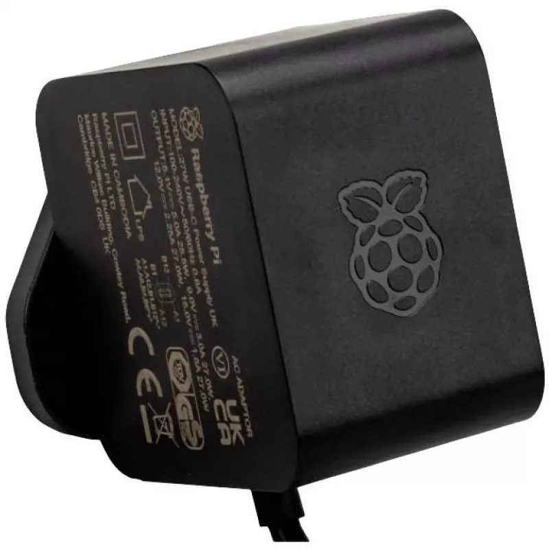 Fonte de alimentação Raspberry SC1408 (modelo RPI5NT5AB) – compatível com dispositivos Raspberry Pi