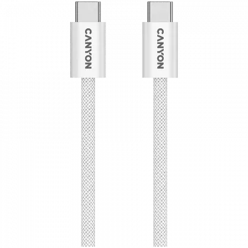 Cabo CANYON OnWire 60MG C-C 60W magnético entrançado 1m Branco