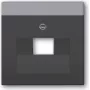 Busch Jaeger 1710-0-3912 placa de parede/tampa de interruptor preto (1710-0-3912)