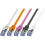 Cabo de rede LogiLink 15 m RJ-45 Cat7 preto