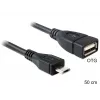 Cabo USB DeLOCK 50 cm Micro-USB B USB 2.0 A 83183