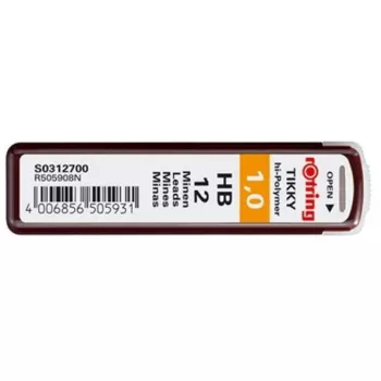 Minas de lápis HB Rotring Polymer Leads S0312700