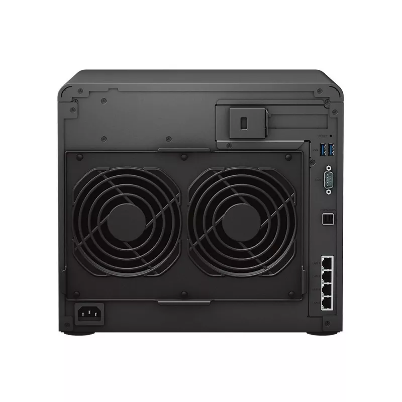 NAS Synology DS2422+; Torre; 12x (3,5 SATA HDD/2,5 SATA HDD/2,5 SATA SSD); AMD Ryzen V1500B; 4 GB DDR4 (máx. 32GB), 4 x 1GbE RJ-45