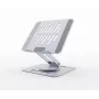 Suporte elevatório para portátil GEMBIRD NBS-DR1-01 – base rotativa, altura ajustável, cinzento espacial